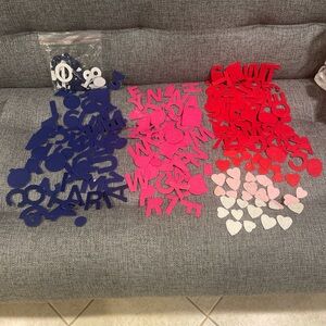 Multicolor Felt Letter and Shape Craft Pack - Home Art